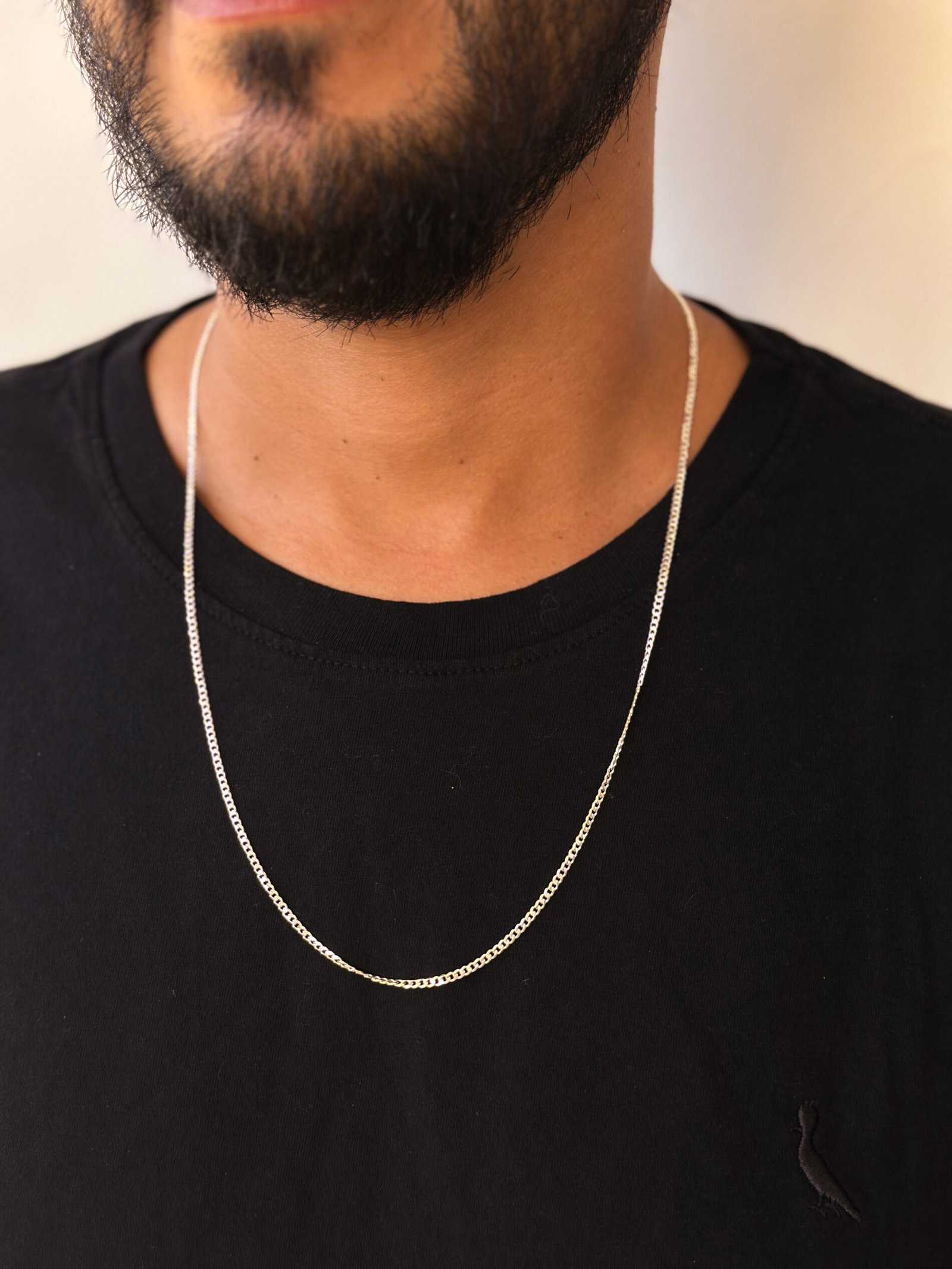 CORRENTE GRUMET MASCULINA 3MM EM PRATA 925