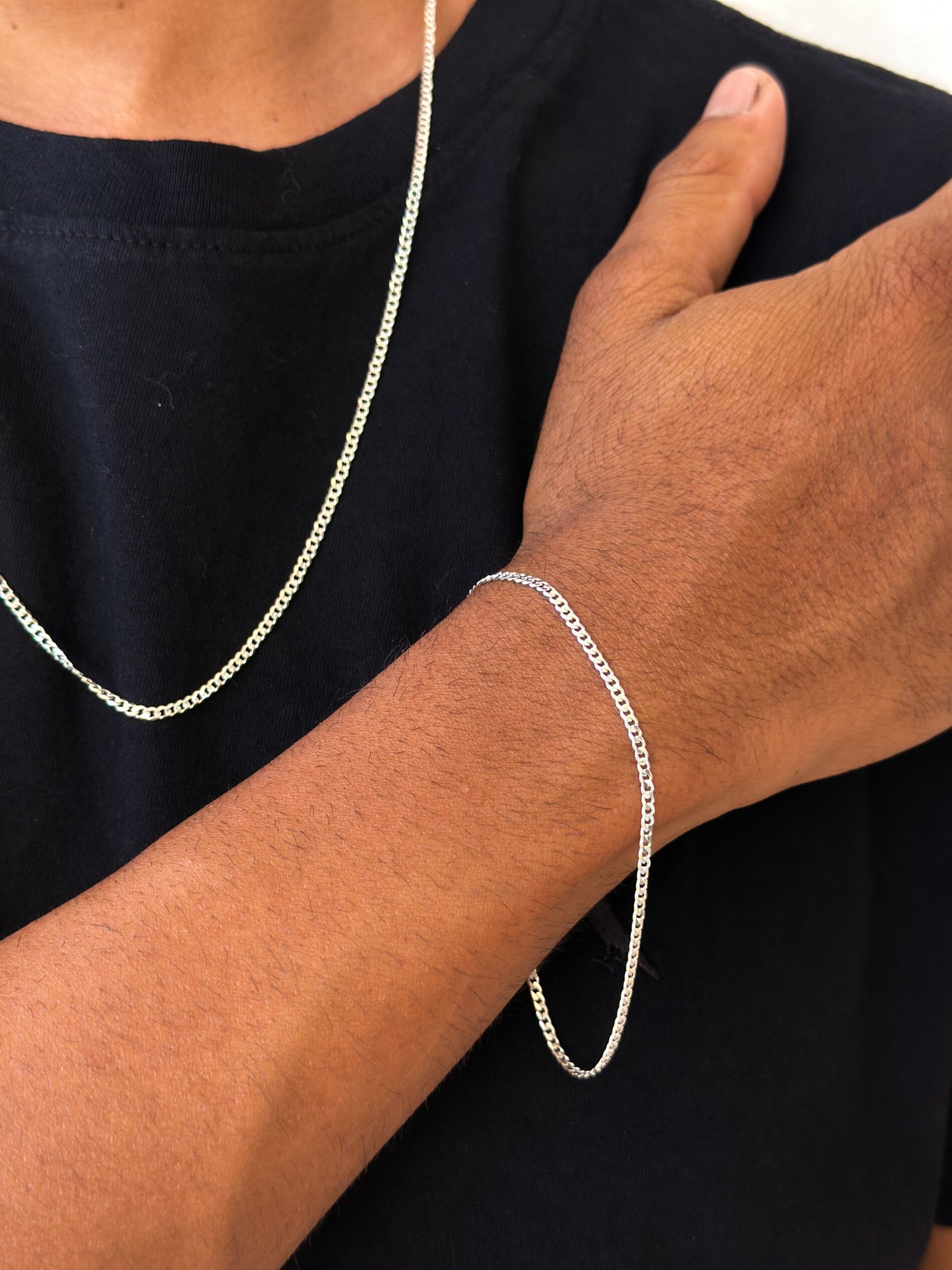 PULSEIRA PRATA GRUMET 3MM EM PRATA 925