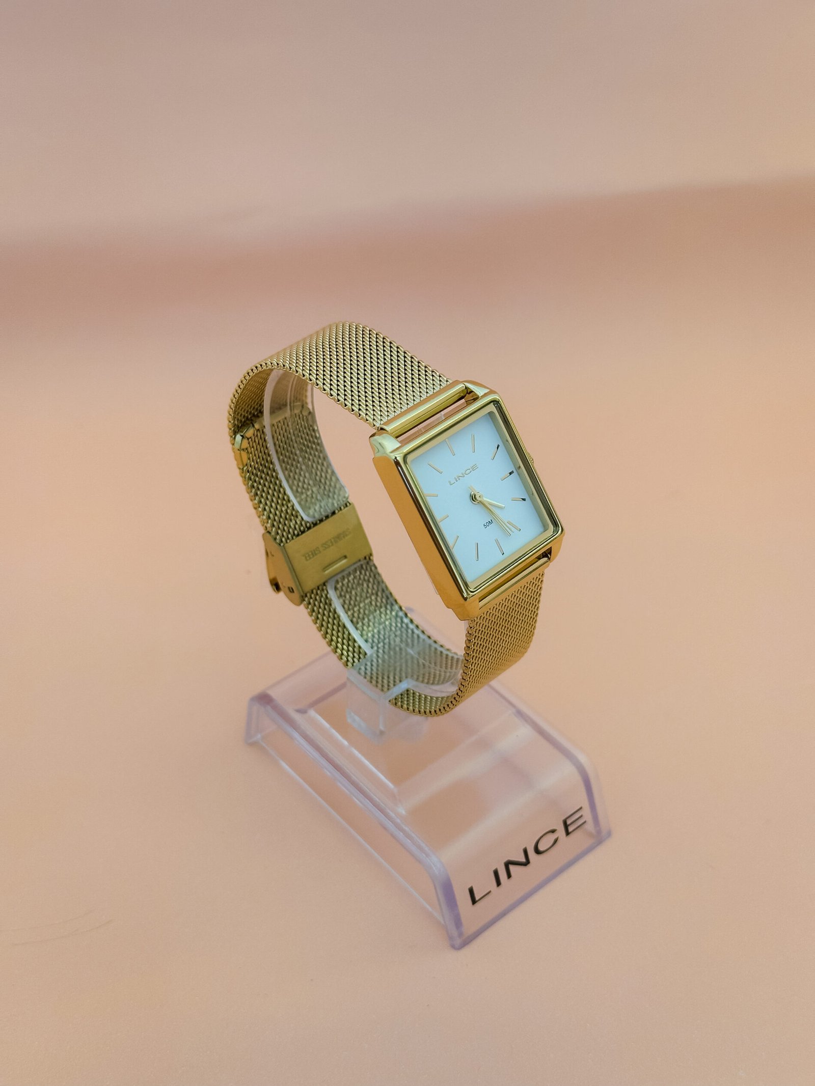 RELÓGIO FEMININO QUADRADO LINCE – 27mm