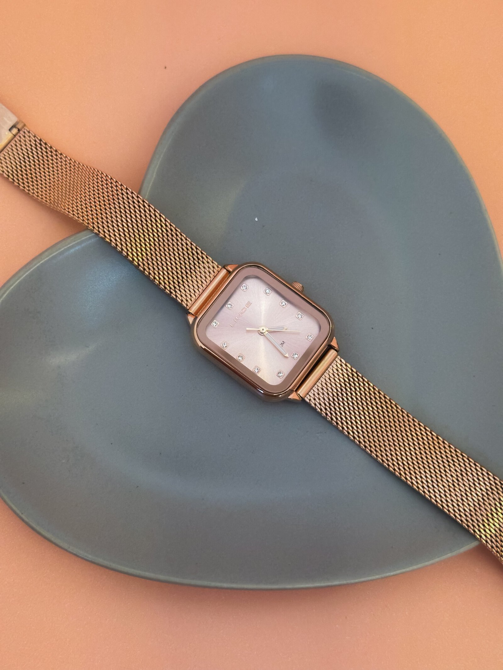 RELÓGIO FEMININO MINI LINCE ROSÉ