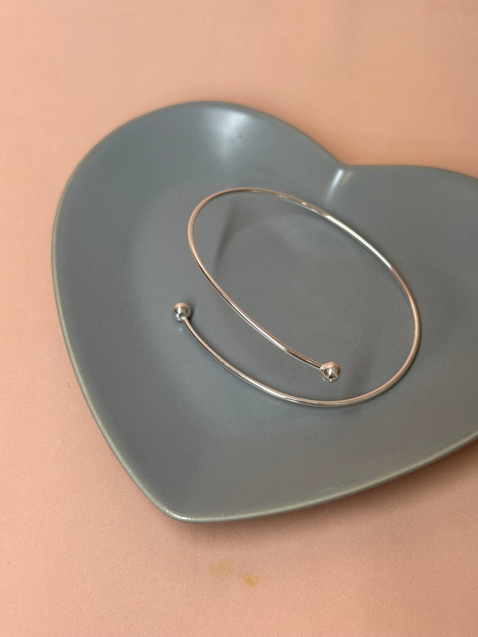 BRACELETE REGULÁVEL BOLA PRATA 925