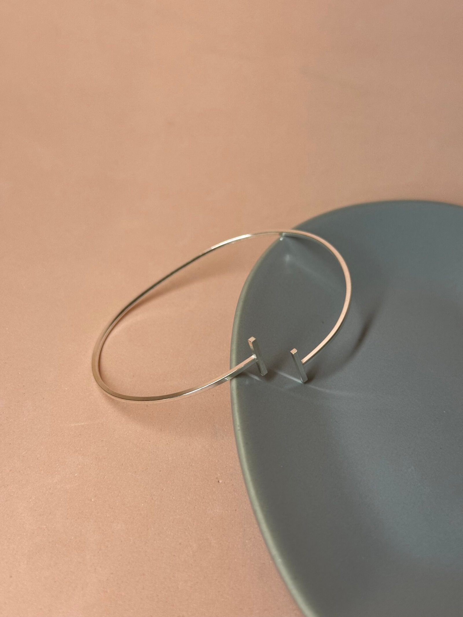 BRACELETE REGULÁVEL PALITO EM PRATA 925