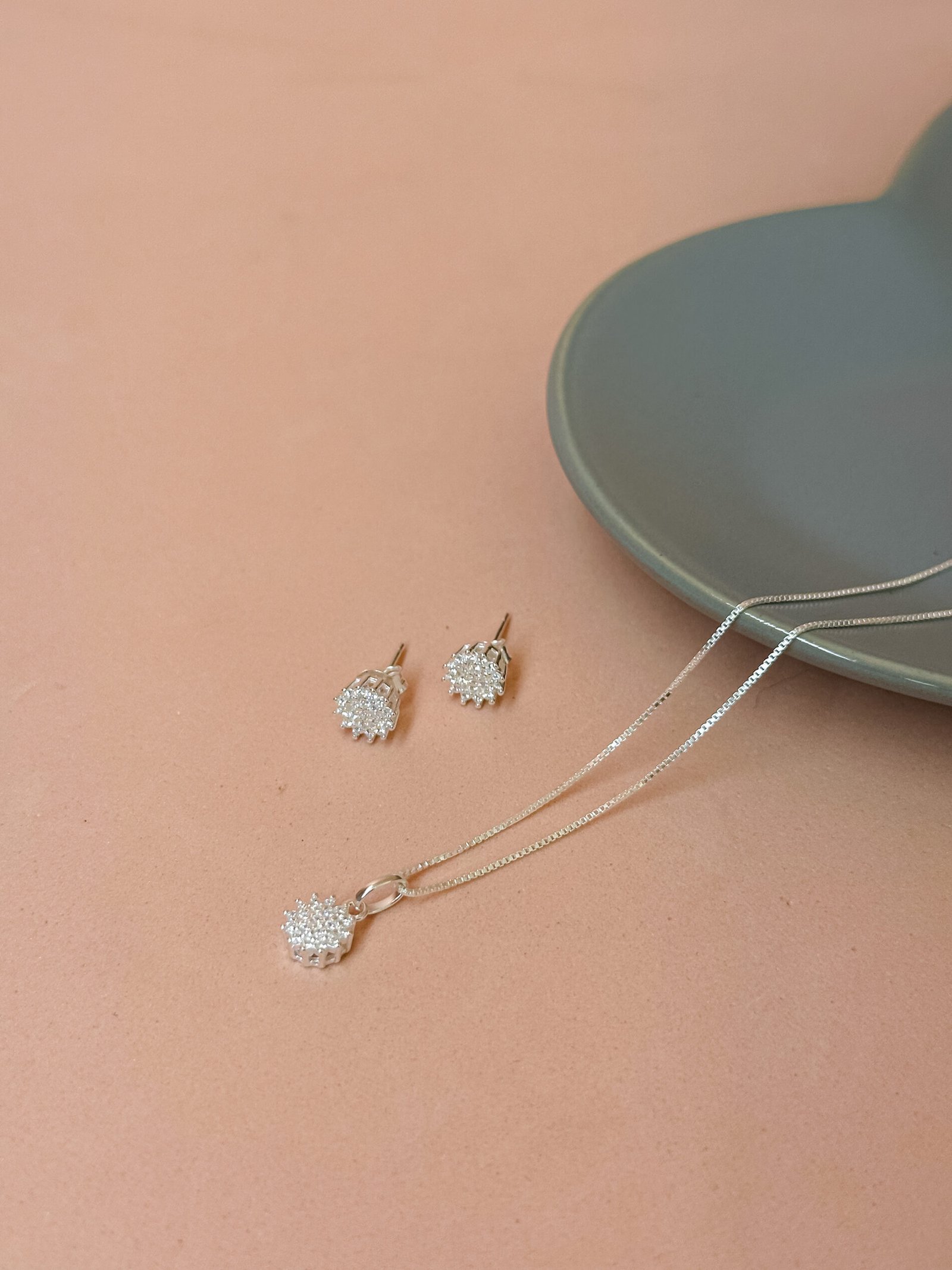 CONJUNTO LUZ EM PRATA 925