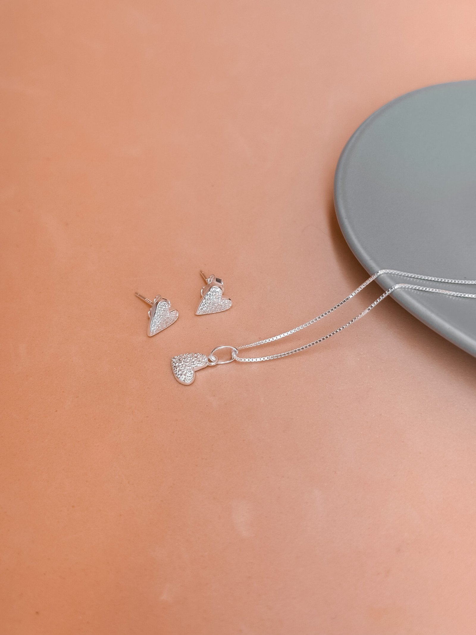CONJUNTO AMOR EM PRATA 925