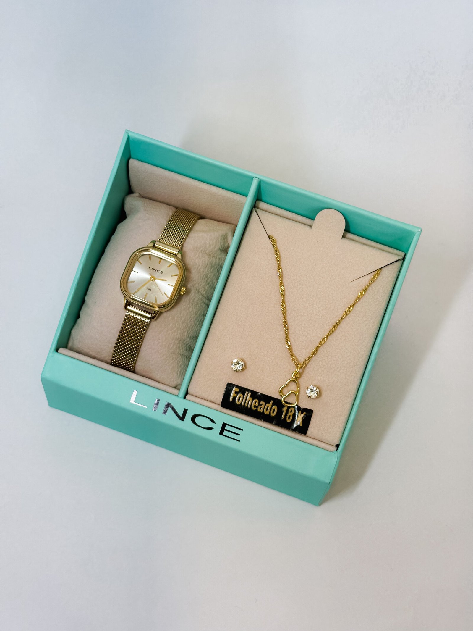 CONJUNTO RELÓGIO LINCE