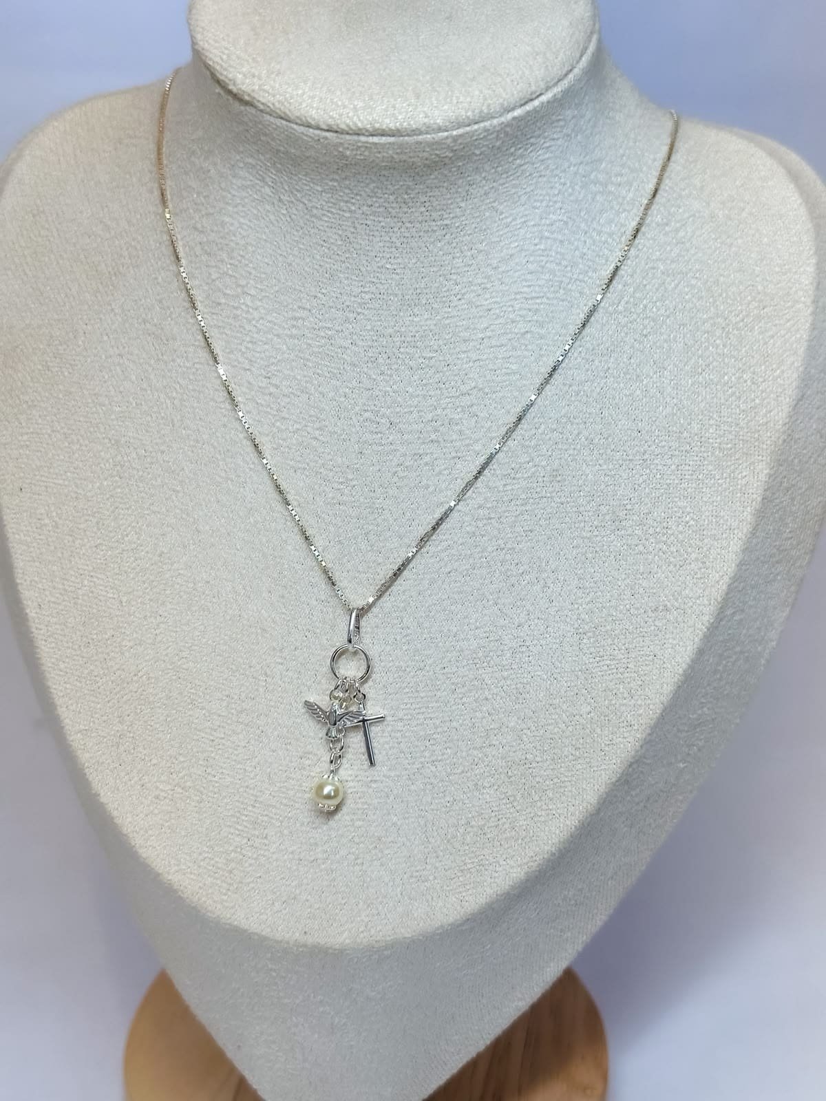 PINGENTE TRIO RELIGIOSA PRATA